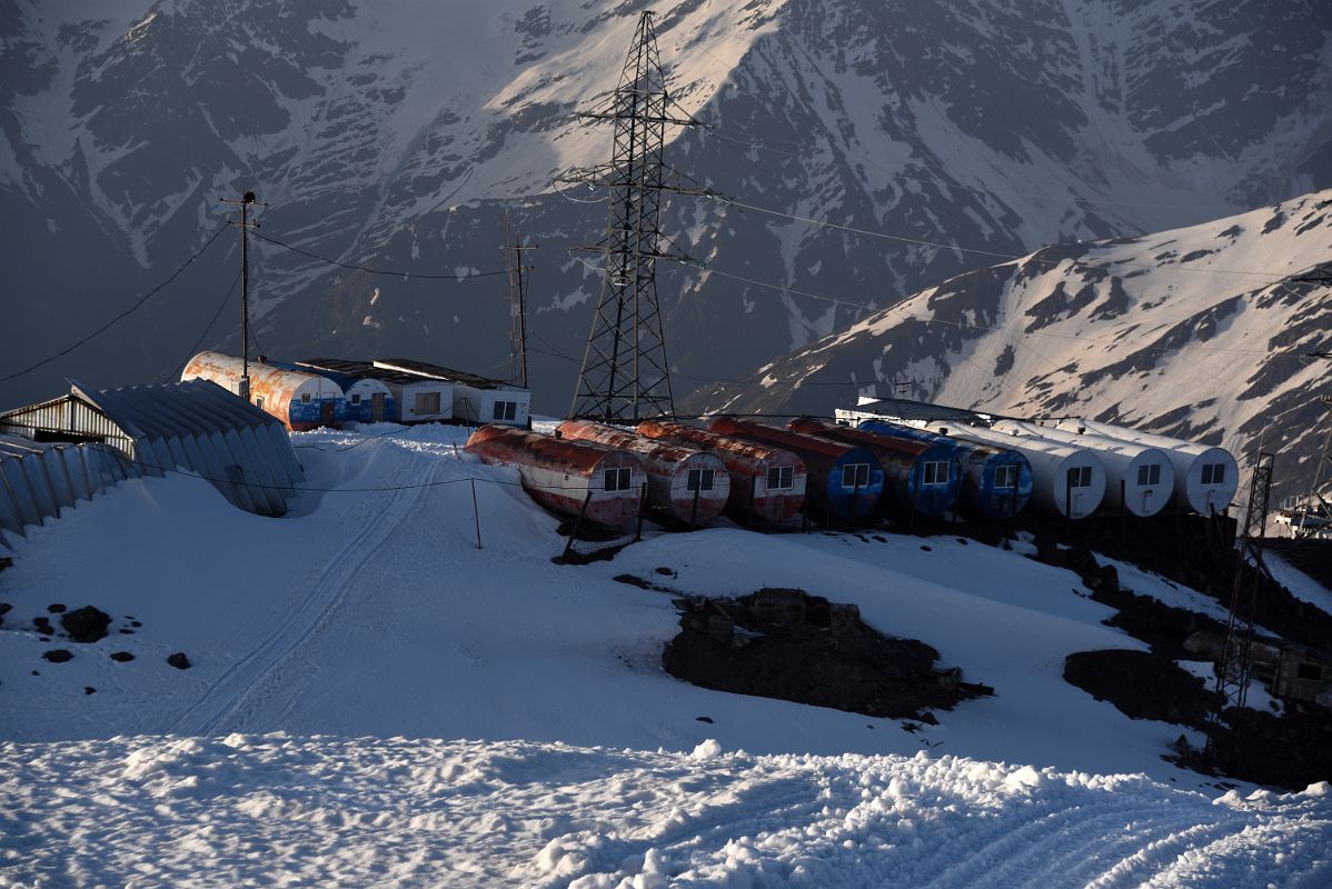 01A The Barrels Are One Of The Many Accommodations At Garabashi Camp To Climb Mount Elbrus